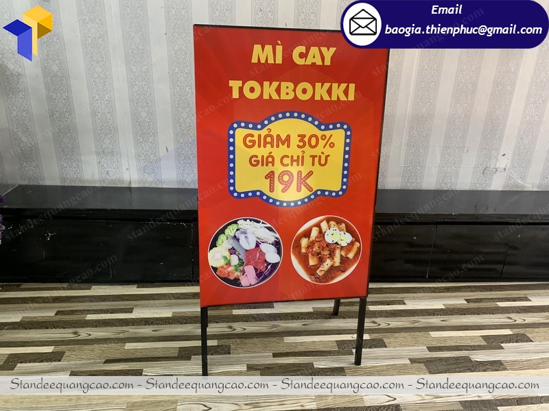 Cở sở sản xuất standee quảng cáo chữ a giá sỉ lẻ tốt nhất ở Tây Ninh